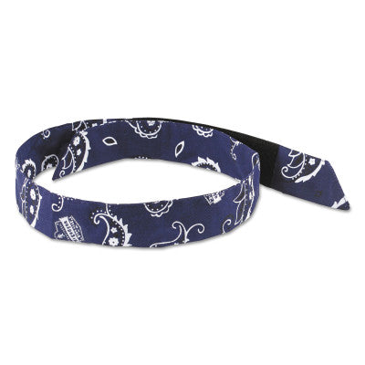 Chill-Its 6705 Evaporative Cooling Hook and Loop Bandanas, Navy Western