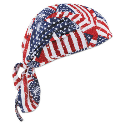 Chill-Its 6615 High-Performance Dew Rags, 6 in X 20 in, Stars/Stripes