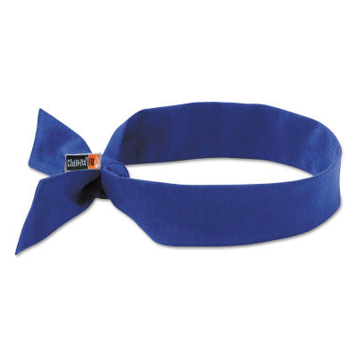 Chill-Its 6700FR Evaporative Flame Resistent Cooling Bandanas, Solid Blue