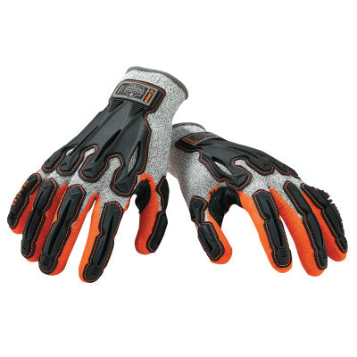 ProFlex 922CR CutResistant Nitrile-Dipped DIR Gloves, XLarge, HiVis Orange/Gray