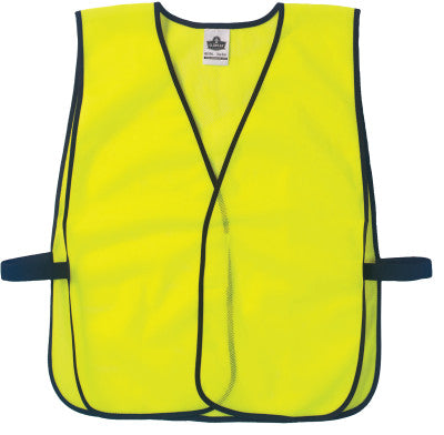 GloWear Non-Certified Vests,  8010HL, One Size, Lime