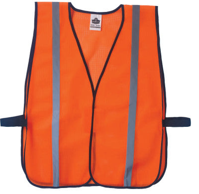 GloWear 8020HL Non-Certified Standard Safety Vests, One Size, Orange