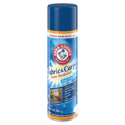 Fabric and Carpet Foam Deodorizer, Fresh Scent, 15 oz Aerosol