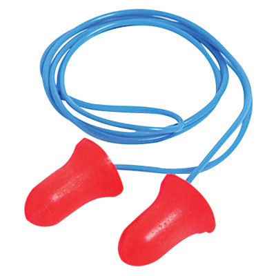 Max Disposable Earplugs, Foam, Coral, Corded