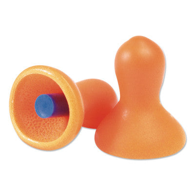 Multiple-Use Earplugs, Vinyl, Orange, Uncorded, Bulk