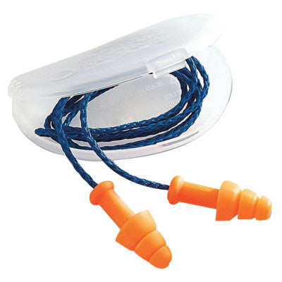 SmartFit Reusable Earplugs, TPE, Orange, Corded, HearPack