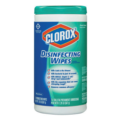 Disinfecting Wipes, 7 x 8, Fresh Scent/Citrus Blend, 75/Canister