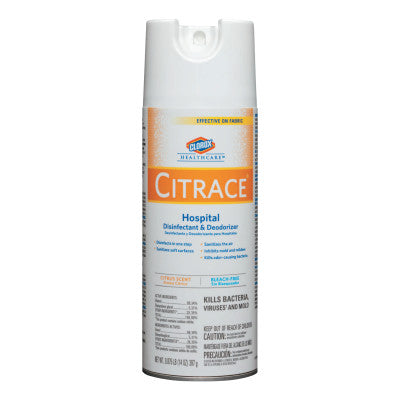 Citrace Hospital Disinfectant & Deodorizer, Citrus, 14oz Aerosol