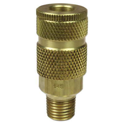 Coilflow ARO Interchange Series Couplers, 3/8 in (NPT) M, Brass