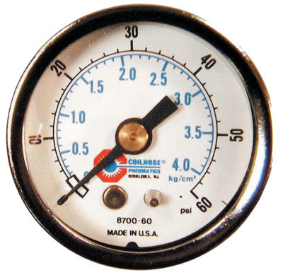 3 1/2 in Chrome Plated Gauge, 160 psi (tensile), Chrome, 1/4 in NPT(M)