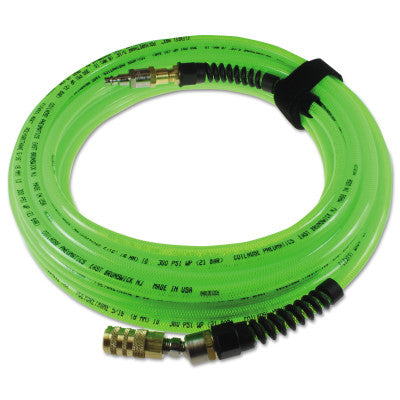 Flexeel Max Reinforced Air Hoses, 3/8 in I.D., 50 ft, 300 psi