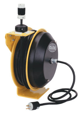 EZ-Coil Power Cord Reels, 16/3 AWG, 20 A, 50 ft