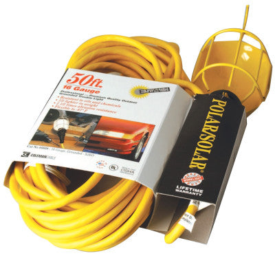 50' 16/3 SJEO YELLOW TROUBLE LIGHT GROUNDED ME