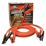 Automotive Booster Cables, 4/1 AWG, 20 ft, Red