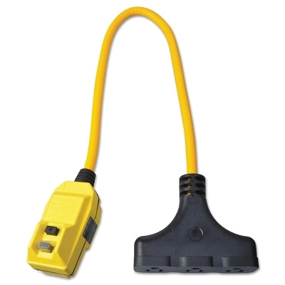 12/3 TRI-SOURCE ADAPTEREXTENSION CORD 2' YELLOW
