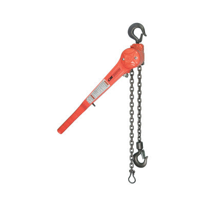 Puller Lever Tools, 3/4 Tons Capacity, 20 ft Lifting Height, 1 Fall, 58 lbf