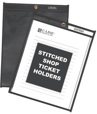 SHOP TICKET HOLDERS CLEAR- 9 X 12