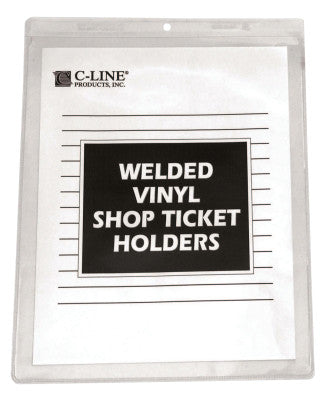 SHOP TICKET HOLDERS- WELDED VINYL 9 X 12