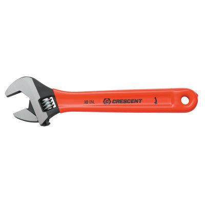 Cushion Grip Black Adjustable Wrenches, 10in Long, 1 5/16in Opening, Black Oxide