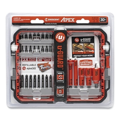 30PC CRESCENT APEX U-GUARD FASTENING SET