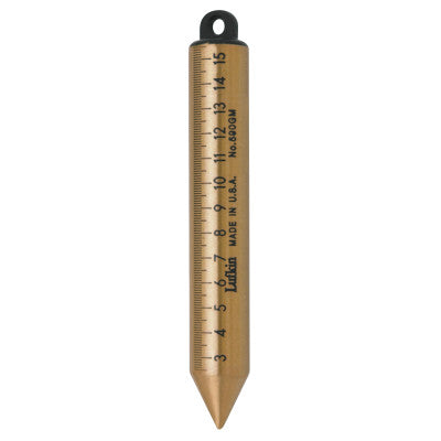 Inage Oil Gauging Plumb Bobs, 20 oz, Brass, English/Metric