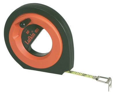 Hi-Viz Speedwinder Measuring Tapes, 3/8 in x 100 ft, 1/8 in Grad.