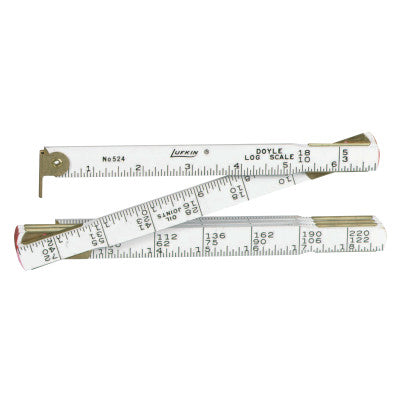 Doyle Log Scale Rulers, 4 ft, Wood, 6 Scales