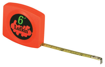 Pee Wee Pocket Measuring Tapes, 1/4 in x 10 ft