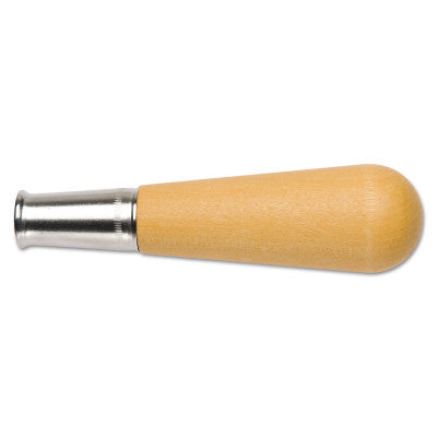 HANDLE WOOD W/METAL FERRULE #4