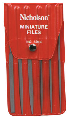 Assorted Hobby File Sets, Mini, 5 1/2 in, 6 per set
