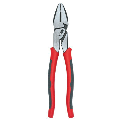 Pivot Pro Lineman's Compound Action Pliers, 9 in Length, Side Cut, Comfort Grip