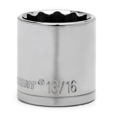 12 Point Standard SAE Sockets, 3/8 in Dr, 7/8 in Opening