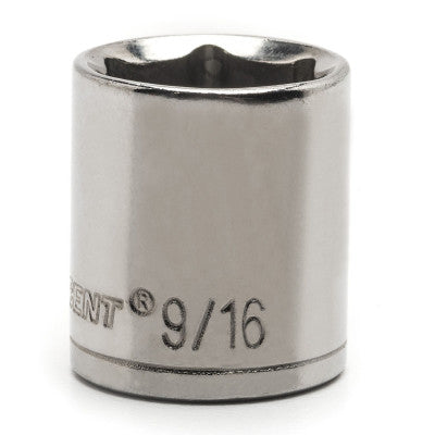 6 Point Standard SAE Sockets, 1/4 in Dr, 1 3/8 in Opening