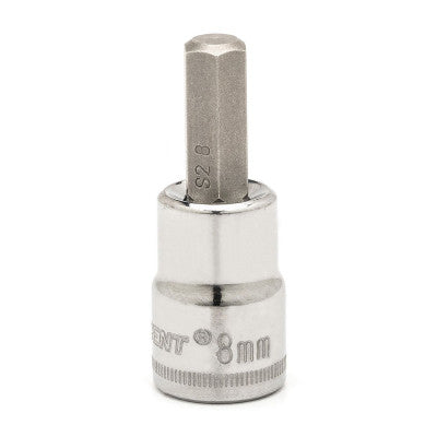 Hex Bit SAE Sockets, 3/8 in Dr, 1/4 in Opening