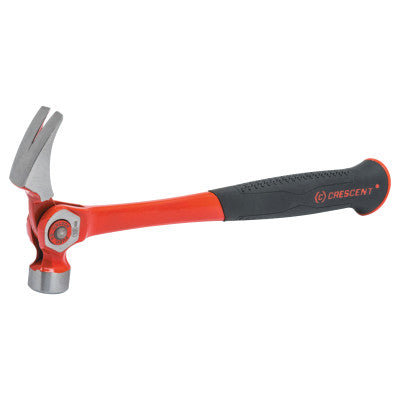16 oz Steel Indexing Claw Hammers, Carbon Steel Head/Handle, 14 in