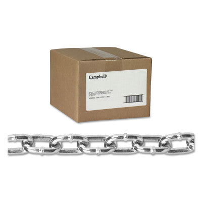 Straight Link Machine Chains, Size 4, 215 lb Limit, Blu-Krome