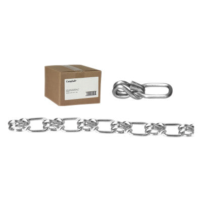 Lock Link Single Loop Chains, Size 5/0, 580 lb Limit, Blu-Krome