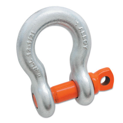 Alloy Anchor Galvanized Shackles, 1/2 in Bail Size, 1.5 Tons, 2 1/4 Outer Eye