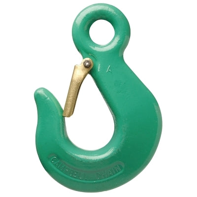 EYE SLING HOOK-9/32"-W/LATCH-GRADE 100