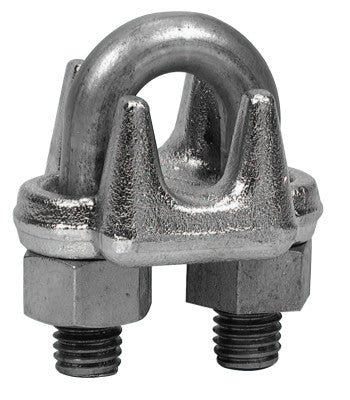 M-43-ST Series Wire Rope Clips, 3/16 in, Electro-Polish