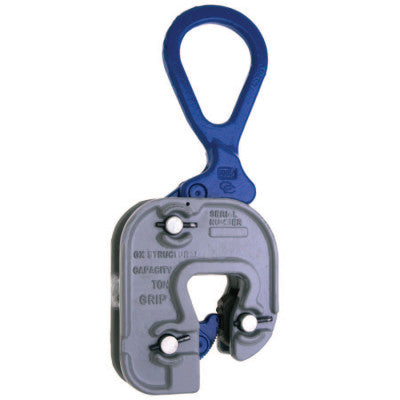 Short Leg Structural "GX" Clamps, 1 ton WWL, 1/16 in-3/4 in Grip