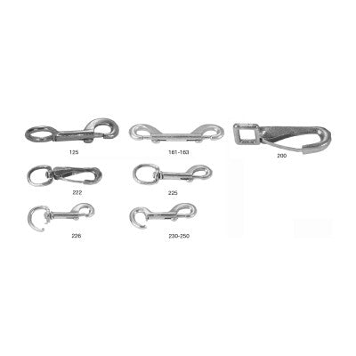 Swivelings, Steel, Round Eye Bolt Snap, 4 in