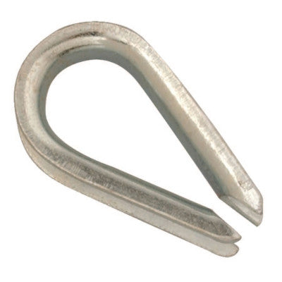 Wire Rope Thimbles, 5/8 in, Zinc Plated