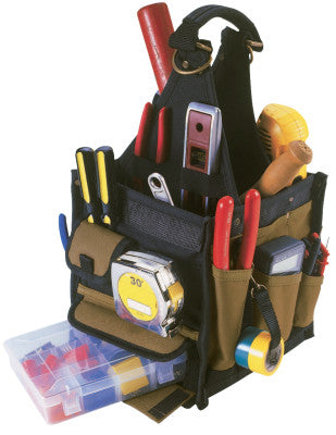Soft Side Tool Carriers, 28 Compartments, 17 in X 8 in