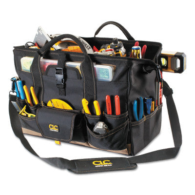 Soft Side Tool Bags, 37 Compartments, 11 in X 11 in