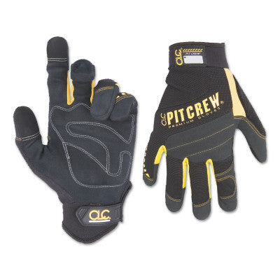 Pit Crew Gloves, Black, Medium