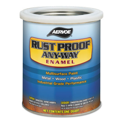 Any-Way RustProof Enamels, 1 qt Can, Meter Gray (ANSI-49), High-Gloss