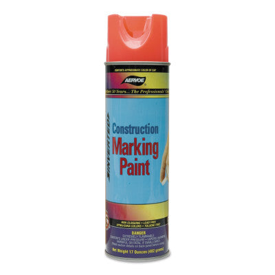 Construction Marking Paints, 20 oz , Fluorescent Green