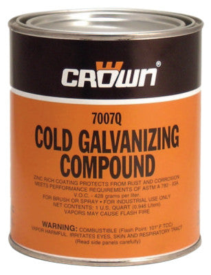 Cold Galvanizing Compound, 1 Quart Can