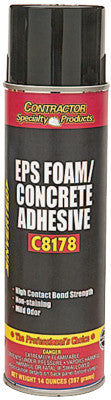 EPS Foam/Concrete Adhesives, 14 oz, Aerosol Can